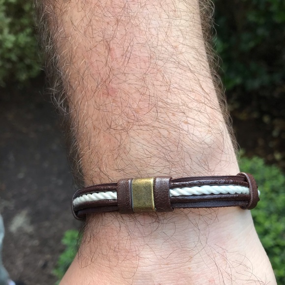 Handmade leather bracelet for men - Picture 6 of 6
